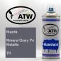 Preview: Mazda, Mineral Grary Pri Metallic, TK: 400ml Sprühdose, von ATW Autoteile West.